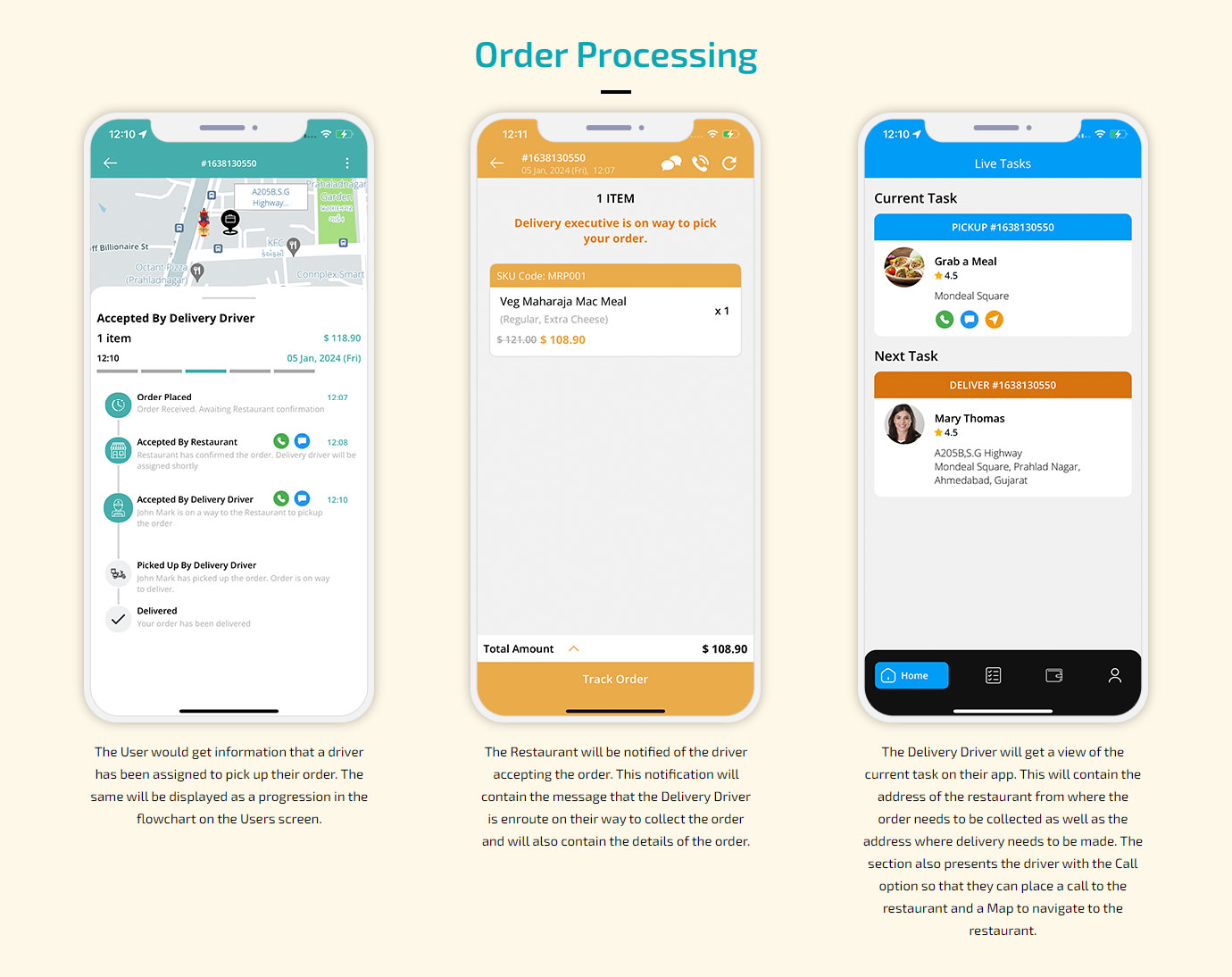 order processing