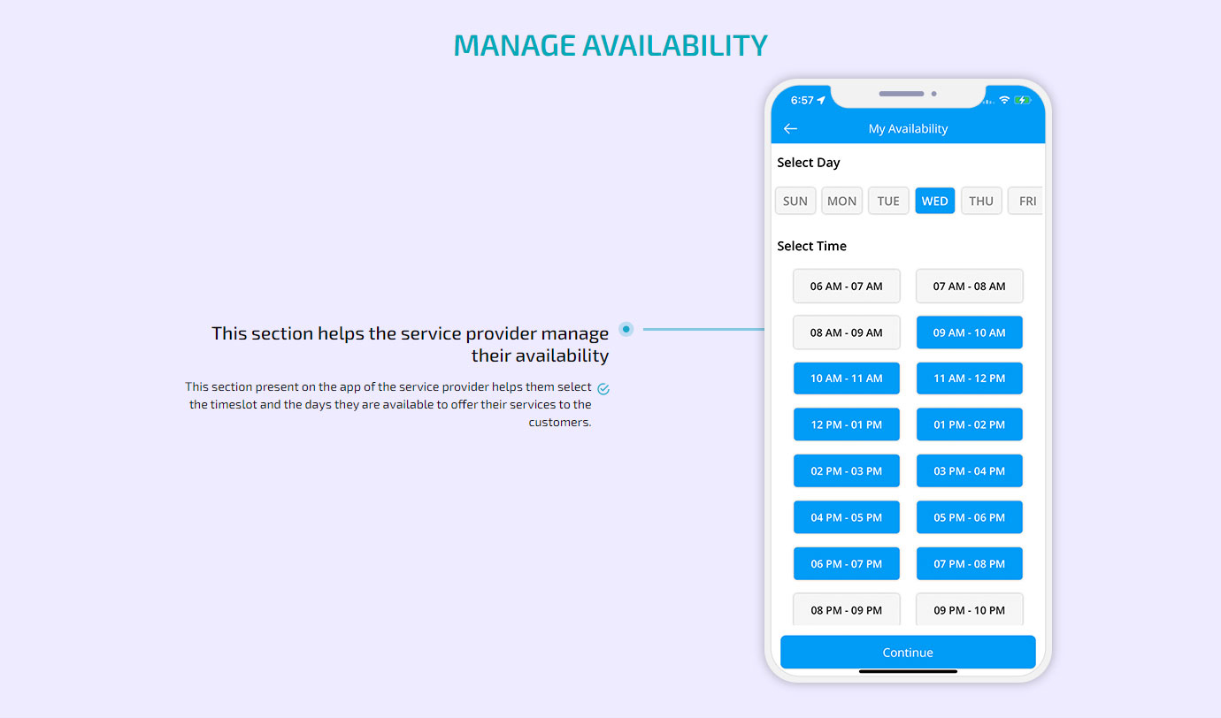 manage availability