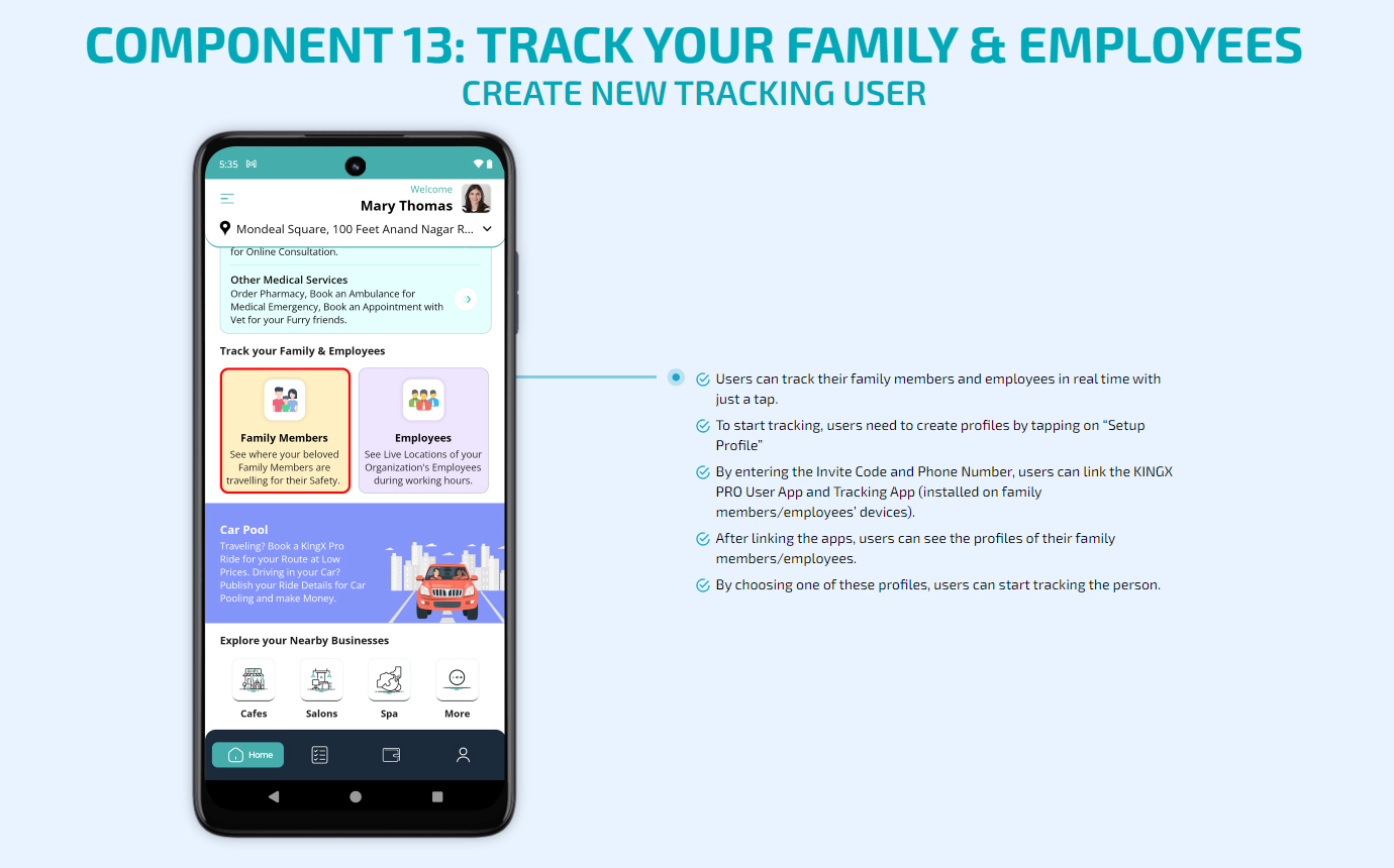 Track your family and employees